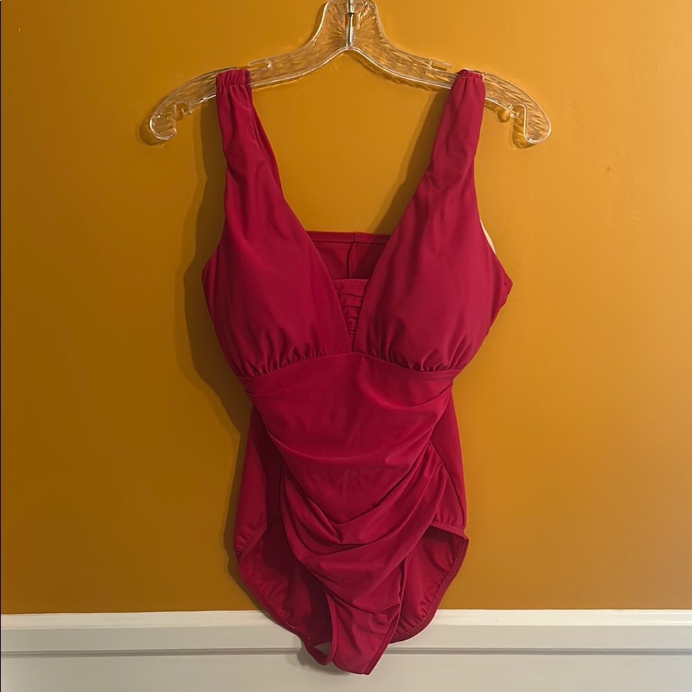 Vibrant Hot Pink One-Piece Swimsuit
